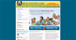 Desktop Screenshot of betafostercare.org