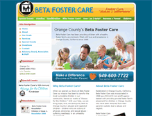 Tablet Screenshot of betafostercare.org